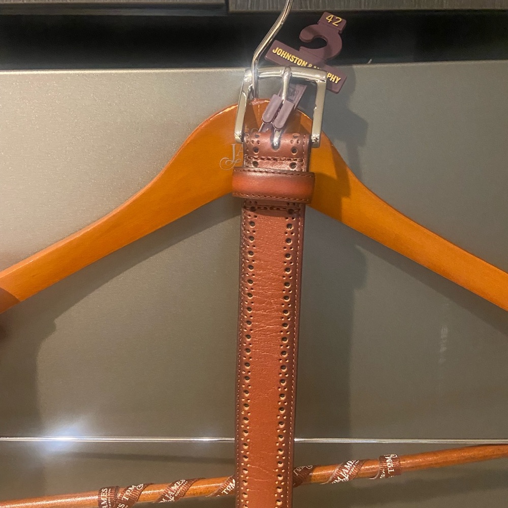 Johnston & Murphy Belt- Brand New- Size 42